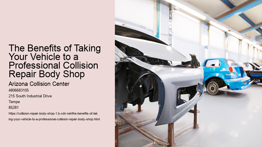 The Benefits of Taking Your Vehicle to a Professional Collision Repair Body Shop