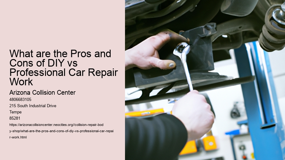 What are the Pros and Cons of DIY vs Professional Car Repair Work