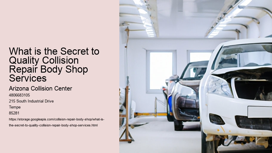 What is the Secret to Quality Collision Repair Body Shop Services