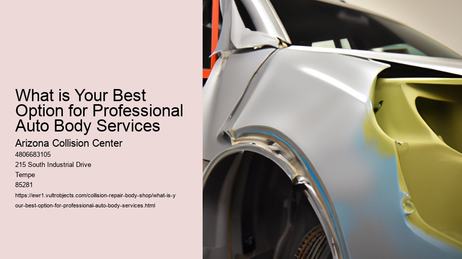 What is Your Best Option for Professional Auto Body Services